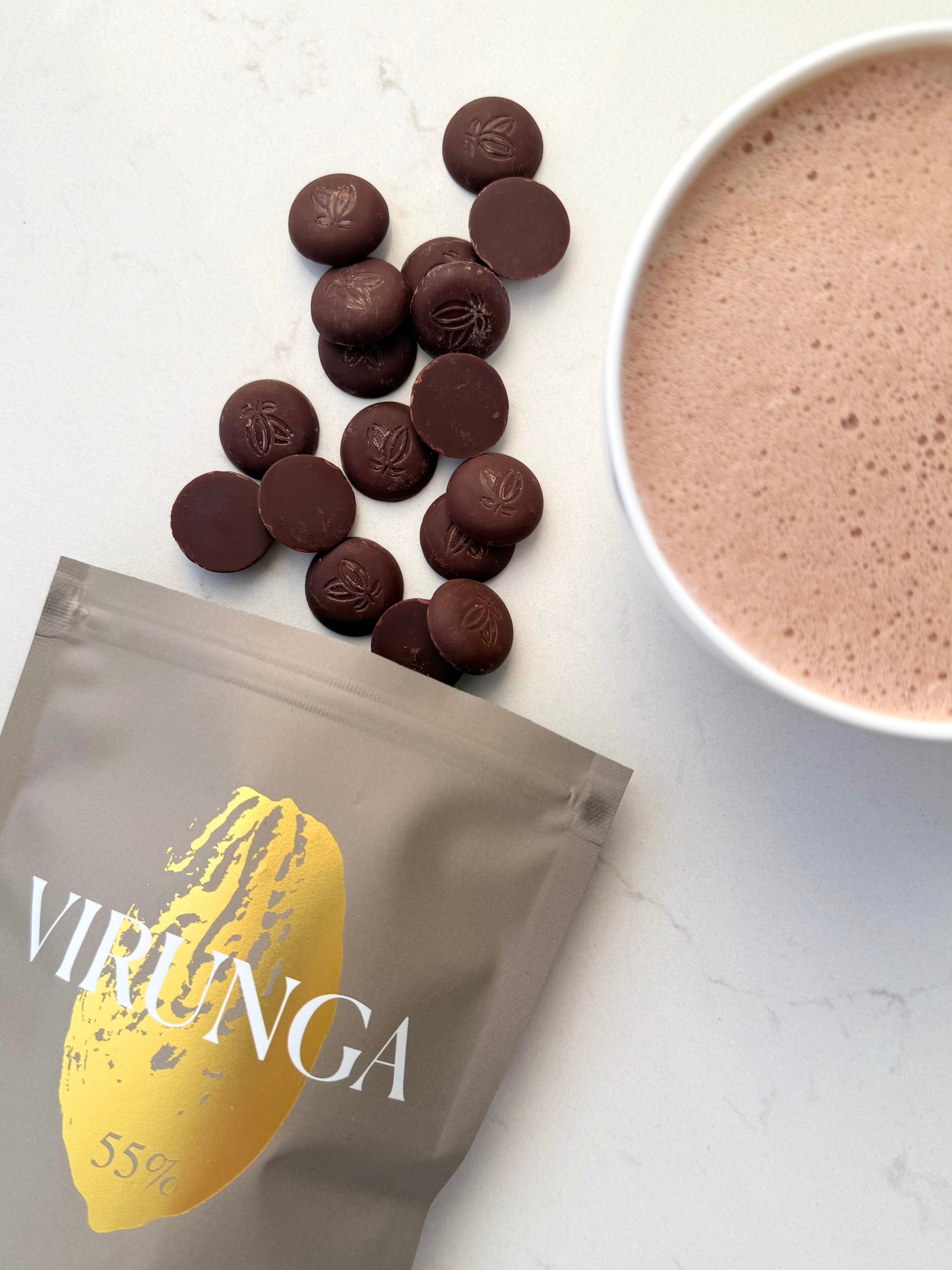 Helle Trinkschokolade VIRUNGA 55%